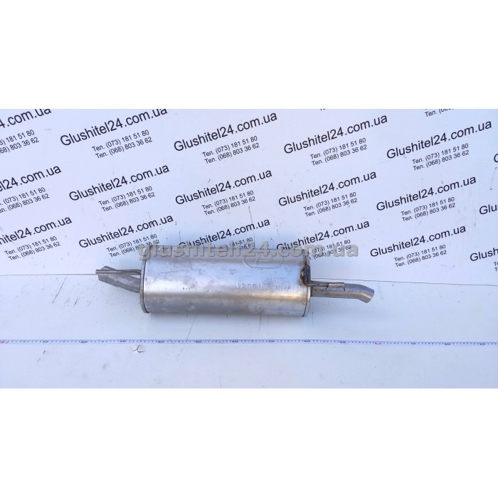 Глушник Опель Астра Г (Opel Astra G) 1.2i -16V hatchback 1998-2004 (17.581) Polmostrow алюмінізований