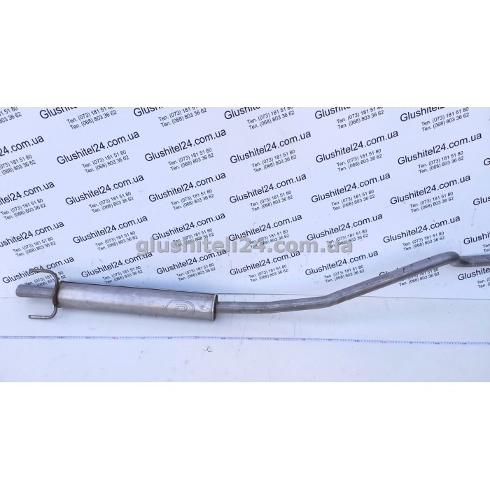 Резонатор Опель Корса С (Opel Corsa С) 1.7 CDTi Combo Turbo Disel 2001 - (17.583) Polmostrow алюмінізований