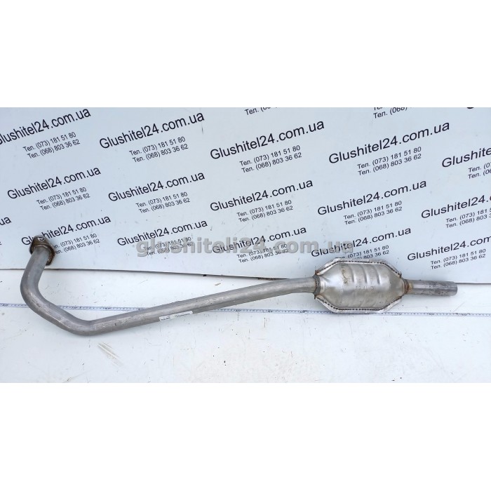 Труба приймальна глушника Опель Корса Б (Opel Corsa B) 1.2/1.4 Combo 1993-2001 (17.59) Polmostrow алюмінізована