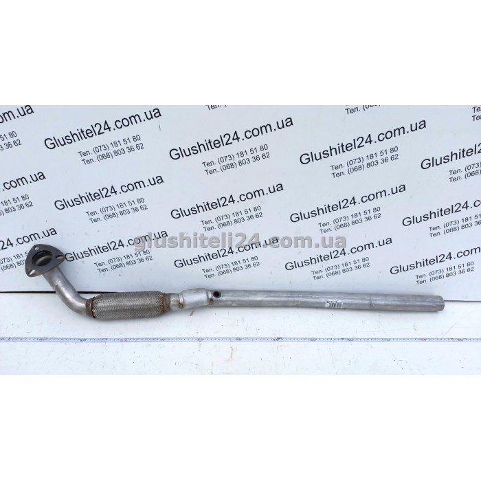 Труба колекторна Опель Мерива А (Opel Meriva A) 1.6 16V 2005-2010 (17.614) Polmostrow алюмінізована