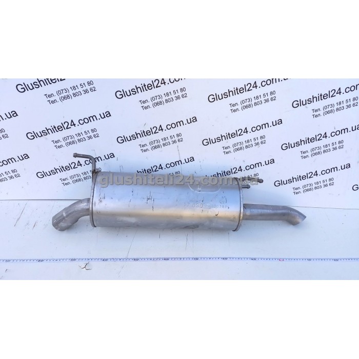 Глушник Опель Омега Б (Opel Omega B) 2.0 DTi/2.2 DTi/2.5 DTi універсал 1997-2003 (17.639) Polmostrow алюмінізований