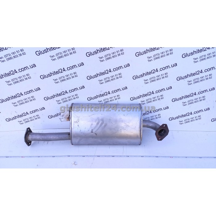 Глушник задній Опель Фронтера Б (Opel Frontera B) 3.2 V6 1998 - (17.640) Polmostrow алюмінізований