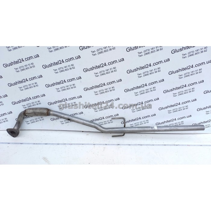 Труба приемная Опель Сигнум/Вектра С (Opel Signum/Vectra C) 1.6/1.8 2002-2008 (17.74) Polmostrow алюминизированная