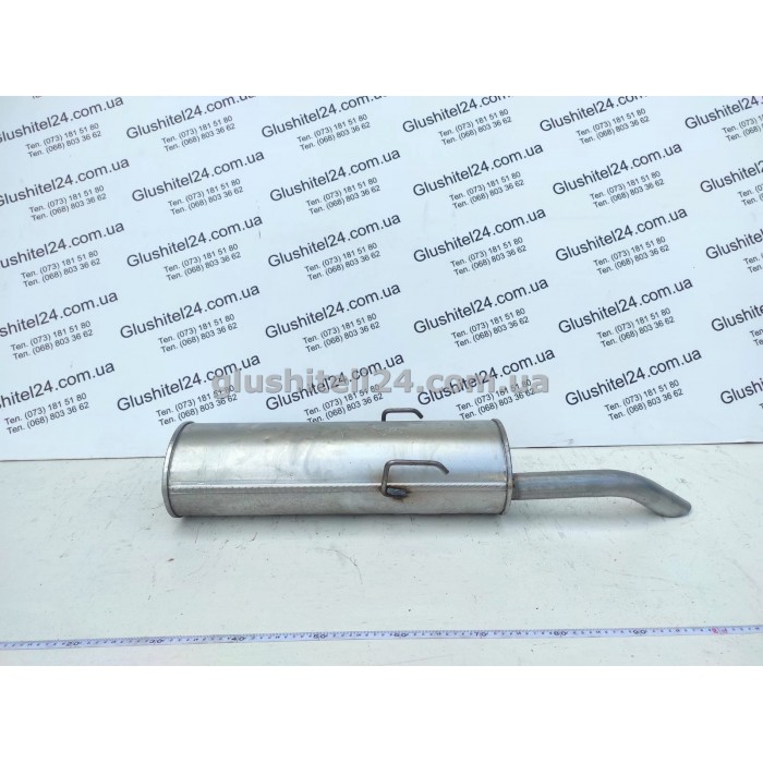 Глушник Пежо 405 (Peugeot 405) 1.4/1.6/1.8/1.9 бензин/1.9 дизель 1987-1997 (19.04) Polmostrow алюмінізований