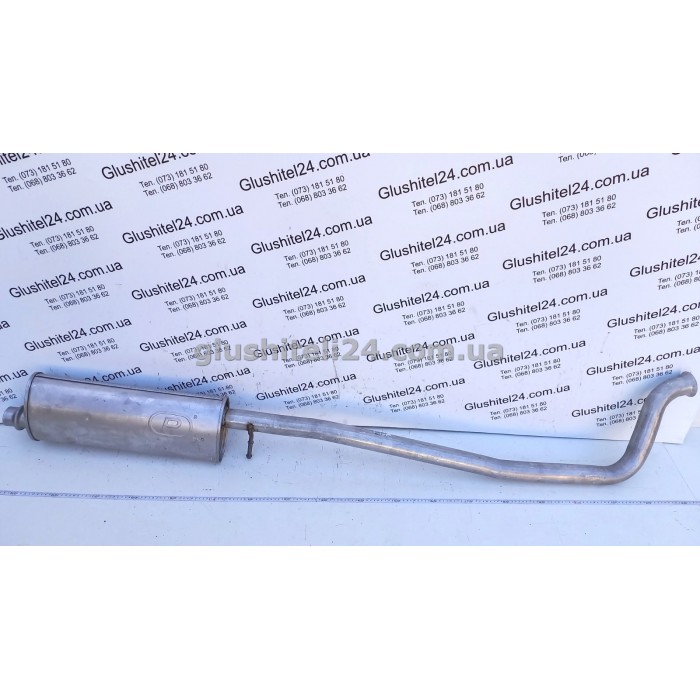 Резонатор Пежо 406 (Peugeot 406) 2.0 16V бензин 1995-1999 (19.102) Polmostrow алюминизированный