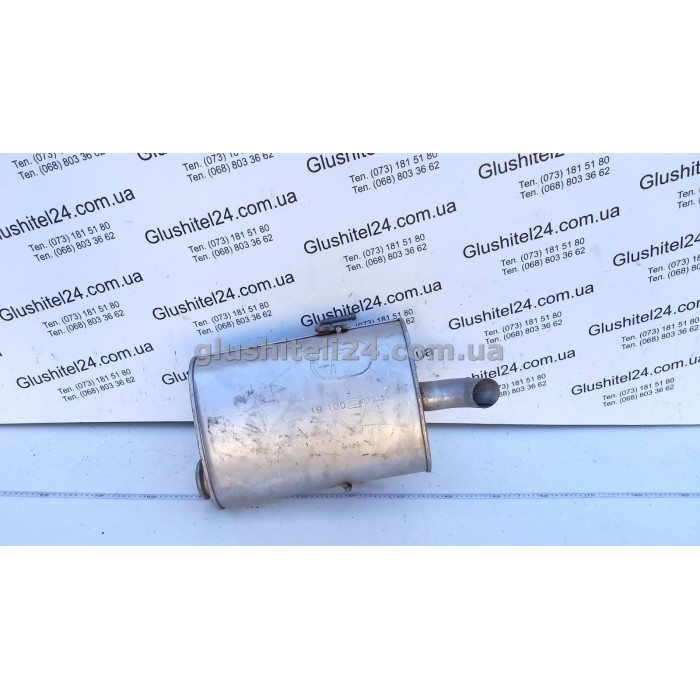 Глушитель Пежо 406 (Peugeot 406) 1.9/2.1 турбо дизель седан 1995-1998 (19.105) Polmostrow алюминизированный