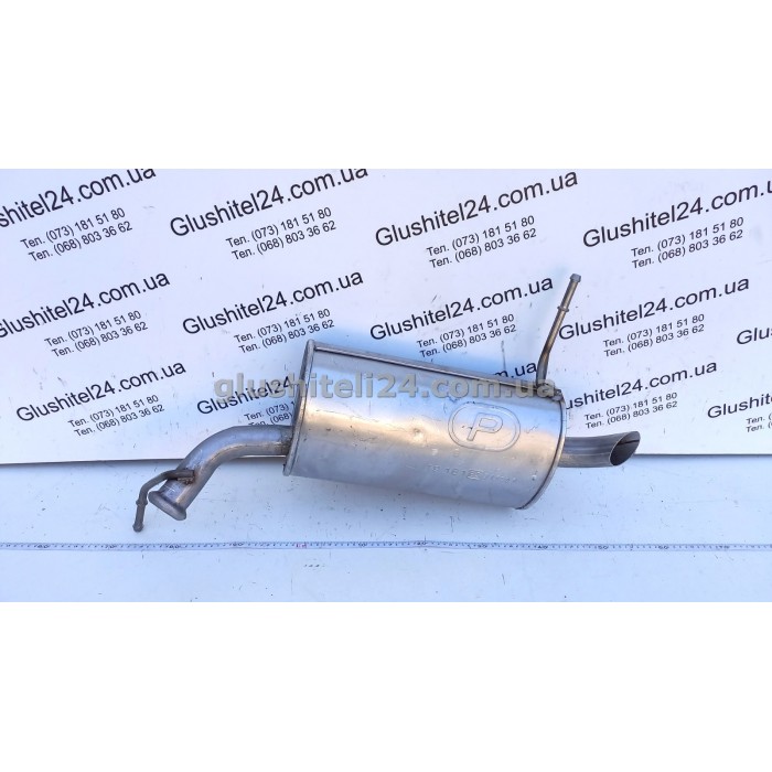 Глушитель Пежо 407 (Peugeot 407) 1.8 04-07 (19.161) Polmostrow алюминизированный