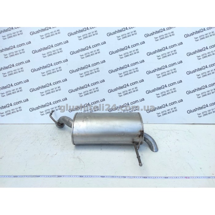 Глушник Пежо 407 (Peugeot 407) 2.2i 16V 2004 - (19.162) Polmostrow алюмінізований