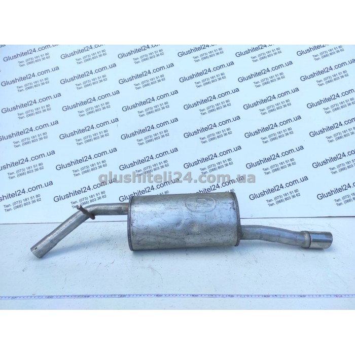 Глушник Пежо 207 (Peugeot 207) 1.6 HDi 2006-2013 (19.185) Polmostrow алюмінізований