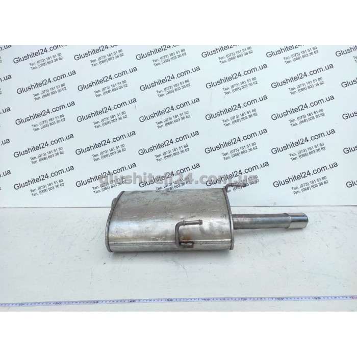 Глушник Пежо 406 (Peugeot 406) 2.0i 16V Combi 1996-2003 (19.193) Polmostrow алюмінізований