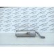 Глушник Пежо 206 (Peugeot 206) 1.1/1.4/1.6 бензин 98- (19.198) Polmostrow алюмінізований