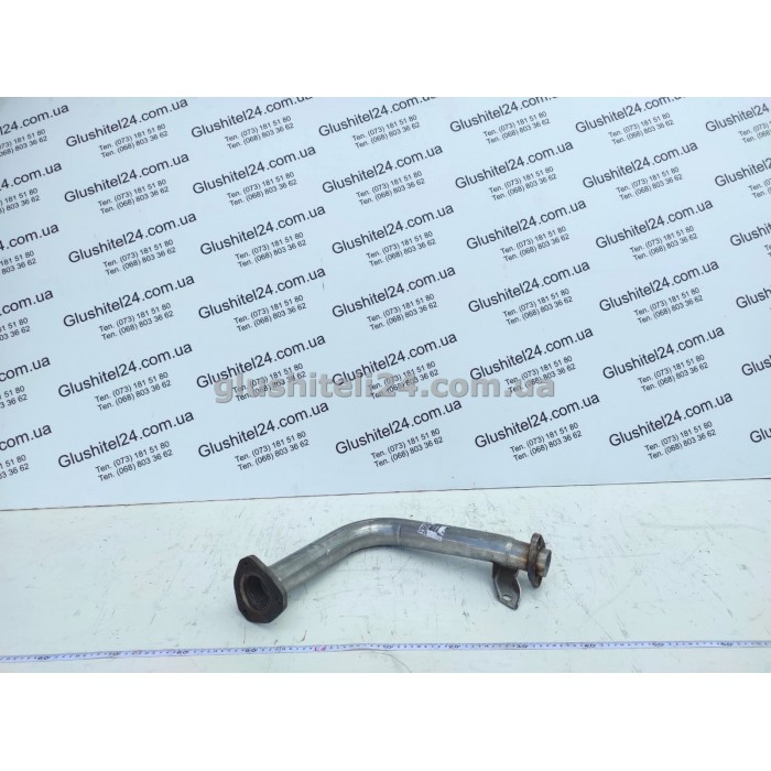 Приемная труба Пежо 206 (Peugeot 206) 1.4i / 1.6 98 - 01 (19.202) Polmostrow алюминизированная