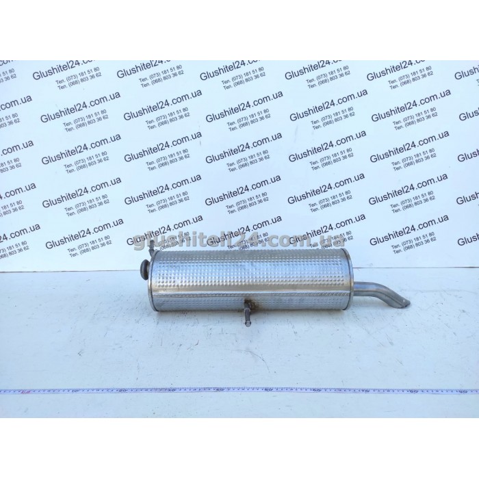 Глушник Пежо 307/ситроен С4 (Peugeot 307/citroen C4) 1.4/1.6i-16V хетчбек 2001-2008 (19.204) Polmostrow алюмінізований