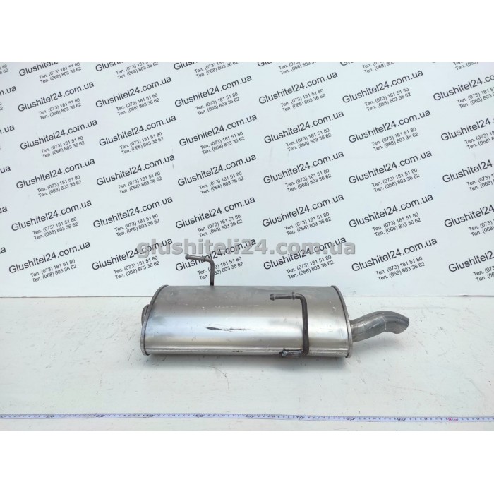 Глушник Пежо 206 (Peugeot 206) 1.6/2.0 HDi Turbo Diesel хетчбек 1999-2009 (19.208) Polmostrow алюмінізований