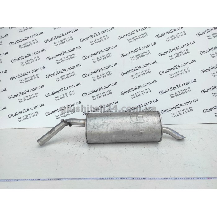 Глушник Пежо 207 (Peugeot 207) 1.4i -16V Hatchback 2006-2008 (19.216) Polmostrow алюмінізований