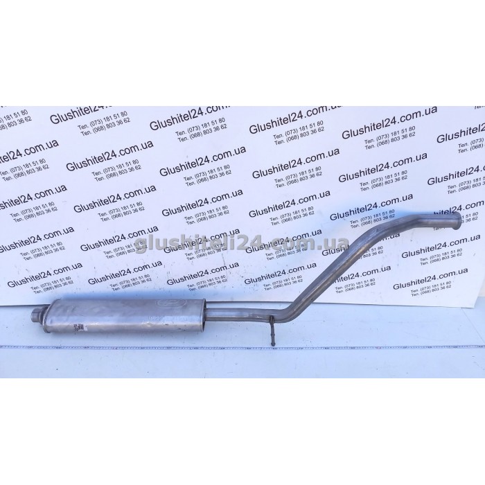 Резонатор Пежо 307/307СС (Peugeot 307/307CC) 2.0i -16V хетчбек 2004-2007 (19.220) Polmostrow алюмінізований