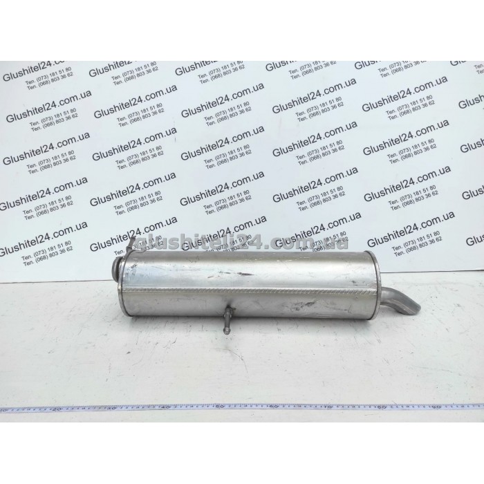 Глушник Пежо 307 (Peugeot 307) 2.0i -16V хетчбек 2004-2007 (19.221) Polmostrow алюмінізований