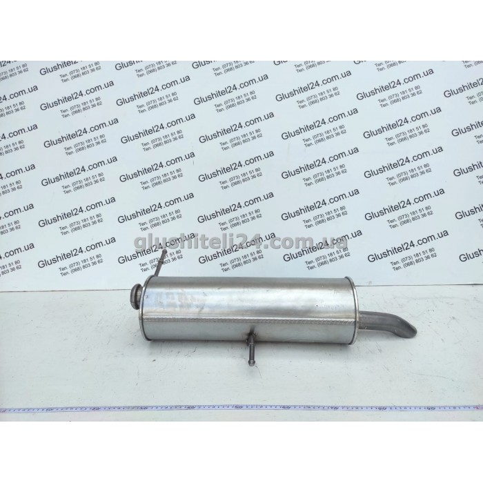 Глушник Пежо 307 (Peugeot 307) 2.0 16V бензин універсал 2002-2005 (19.223) Polmostrow алюмінізований