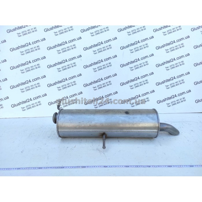 Глушник Сітроен С4 (Citroen C4)/ Пежо 307 (Peugeot 307) 1.6 HDi/2.0 HDi хечбек 2001-2008 (19.226) Polmostrow алюмінізований