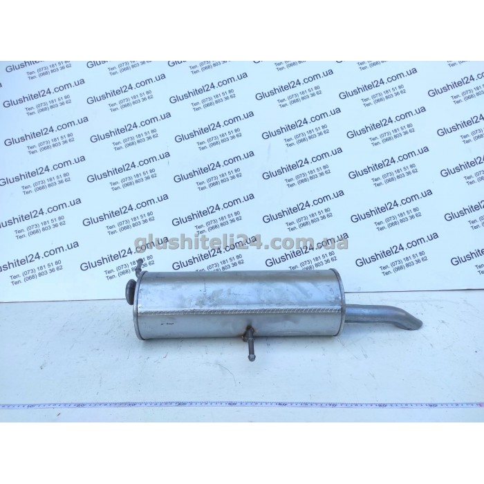 Глушник Пежо 307 (Peugeot 307) 1.4 HDi хетчбек/універсал 2002/2003/2004 (19.228) Polmostrow алюмінізований