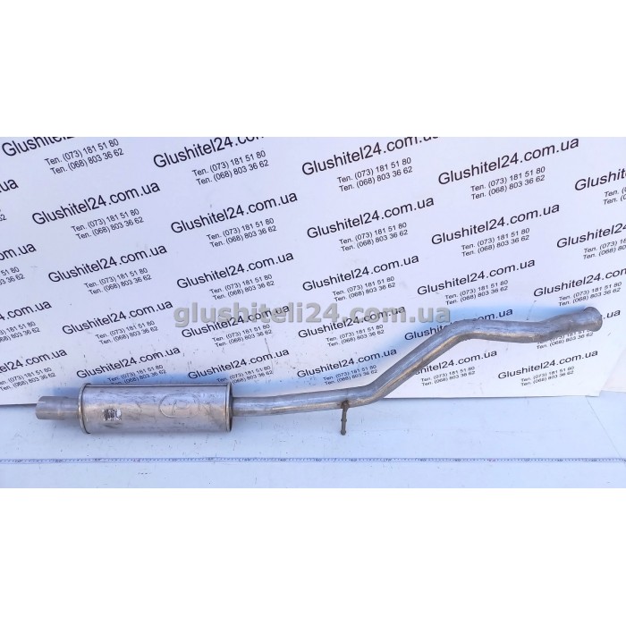 Резонатор Пежо 206 (Peugeot 206) CC 2.0i-16V 00-07 (19.242) Polmostrow алюмінізований