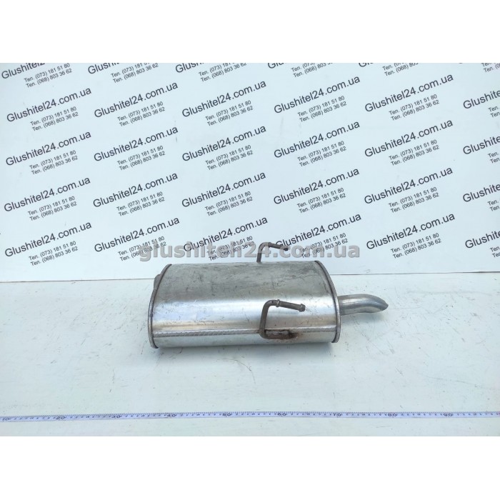 Глушитель Пежо 406 (Peugeot 406) 1.9 турбо дизель седан 1995-1998 (19.406) Polmostrow алюминизированный