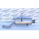 Глушитель Пежо 607 (Peugeot 607) 2.0HDI/2.2HDI TD седан 1999-2006 (19.504) Polmostrow алюминизированный