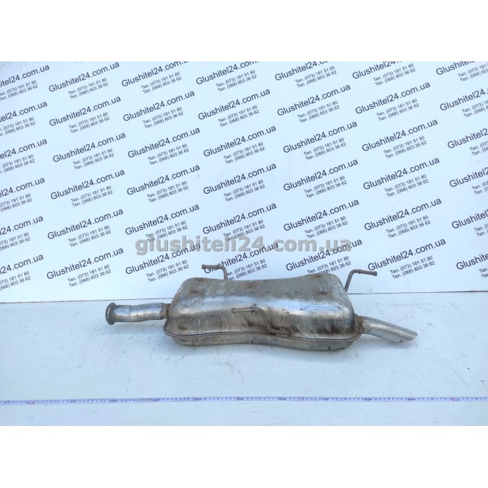 Глушитель Пежо 306 (Peugeot 306) 1.8/2.0 бензин седан/универсал 1994-2002 (19.55) Polmostrow алюминизированный