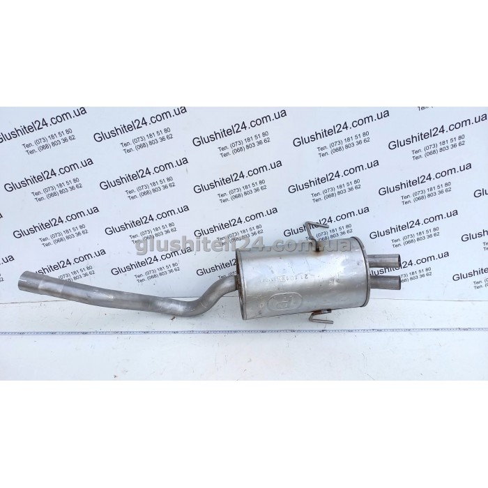 Глушник Рено Еспейс 3 (Renault Espace 3) 3.0 V6 SWB 1996-2002 (21.101) Polmostrow алюмінізований