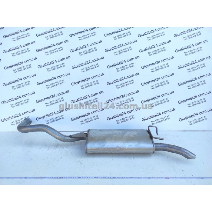 Глушник Рено Р19 (Renault R19) 1.7/1.8/1.9D седан 1988-1996 (21.148) Polmostrow алюмінізований