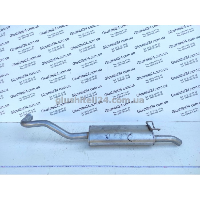 Глушник Рено Р19 (Renault R19) 1.7/1.8/1.9D хетчбек 1988-1996 (21.18) Polmostrow алюмінізований