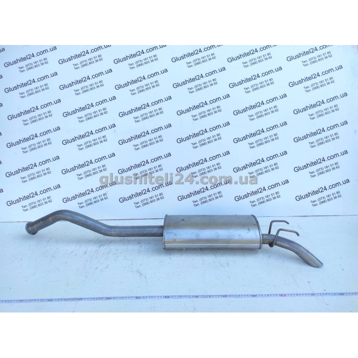 Глушник Рено Р21 (Renault R21) 1.7/2.0/2.2 бензин/1.9D/2.1D седан 1986-1994 (21.21) Polmostrow алюмінізований