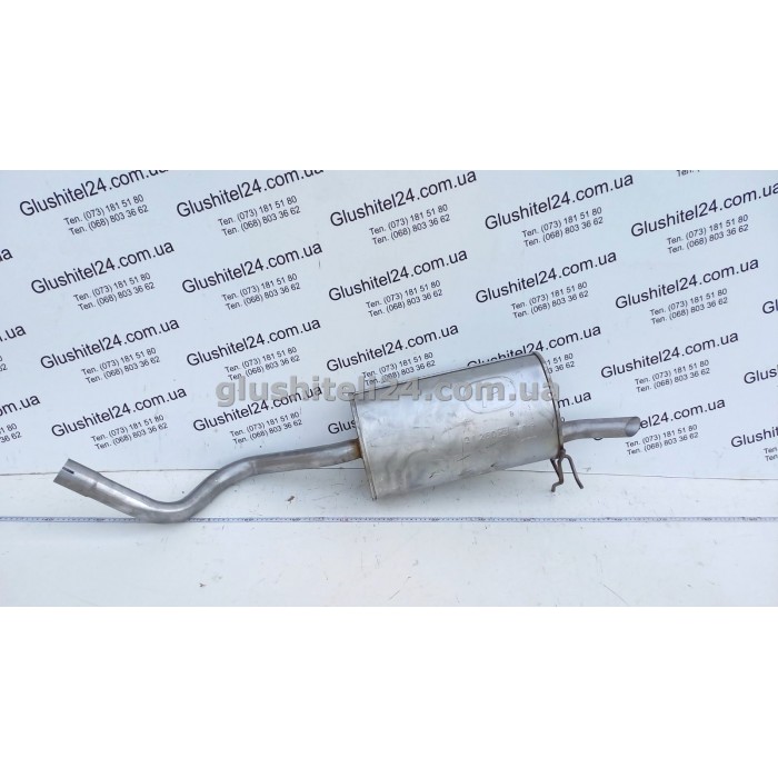 Глушитель Рено Кенго (Renault Kangoo) 1.2/1.4/1.6/1.9D дизель kat 1997-2010 (21.260) Polmostrow алюминизированный
