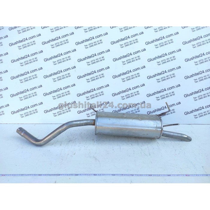 Глушник Рено Меган 1 (Renault Megane 1)/Рено Сценик 1 (Renault Scenic I) 1.4i 16V 1999-2003 (21.267) Polmostrow алюмінізований