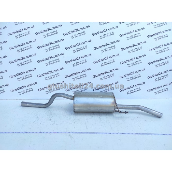 Глушник Рено Сімбол (Renault Symbol)/Рено Талія (Renault Thalia) 1.4i 8V 1999- (21.275) Polmostrow алюмінізований