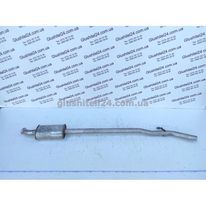 Резонатор Рено Кліо 2 (Renault Clio II) 1.6 8V 2000-2005 (21.279) Polmostrow алюмінізований