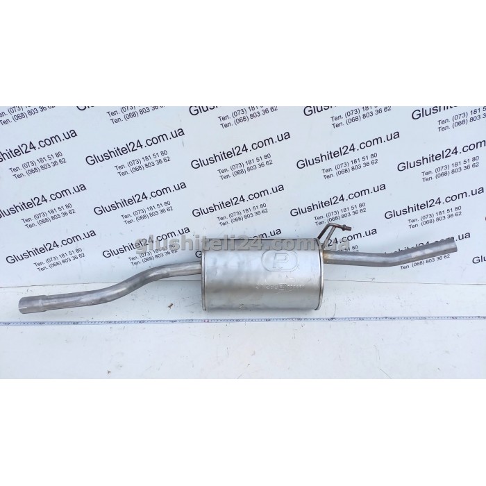 Глушитель Рено Симбол (Renault Symbol) 1.4/1.6 16V седан 2001- (21.289) Polmostrow алюминизированный