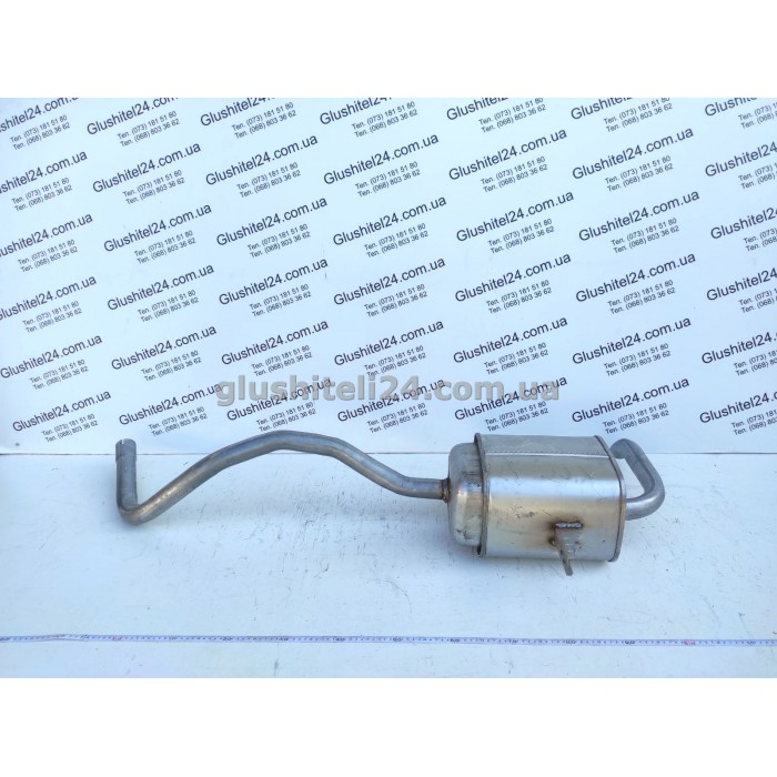 Глушник Рено Сценік 2/Меган 2 (Renault Scenic 2/Megane 2) 1.4-16V/1.5 DCI/1.6-16V 2002 - (21.296) Polmostrow алюмінізований