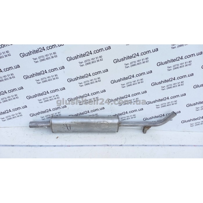 Резонатор Рено Кліо 3 (Renault Clio III) 1.4/1.6 2004 - (21.34) Polmostrow алюмінізований