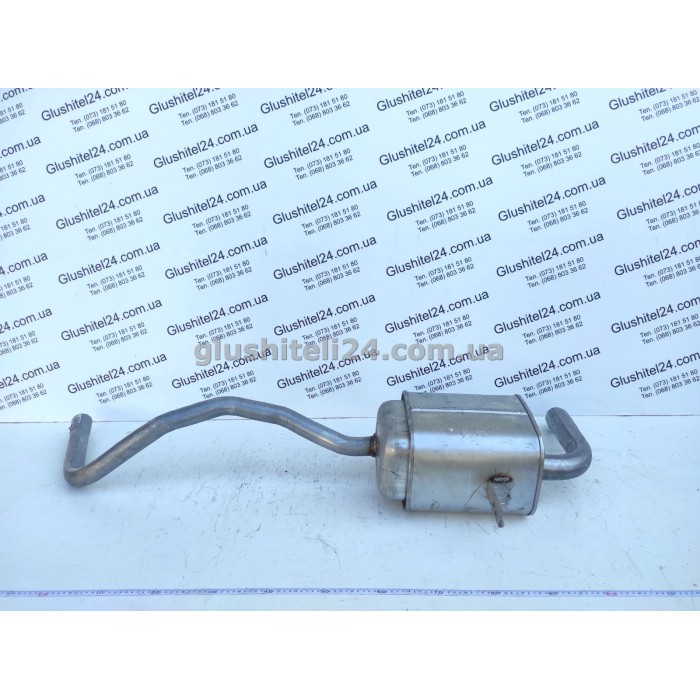 Глушник Рено Меган 3/Гранд Сценік 3/Сценік 3 (Renault Megane/Grand Scenic/Scenic) 1.5 dCi 2008- (21.60) Polmostrow алюмінізований