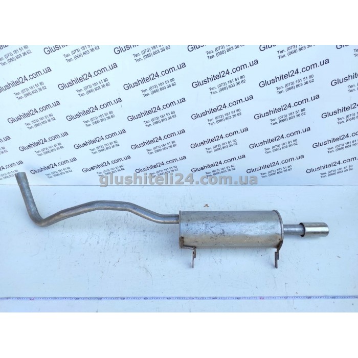 Глушник Рено Флюенс (Renault Fluence) 1.5D 10 - 00 (21.65) Polmostrow алюмінізований