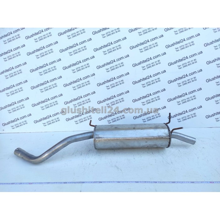 Глушник Рено Меган Купе/Кабрио (Renault Megane Coupe/Cabrio) 1.6/1.9D 1995-2002 (21.69) Polmostrow алюмінізований