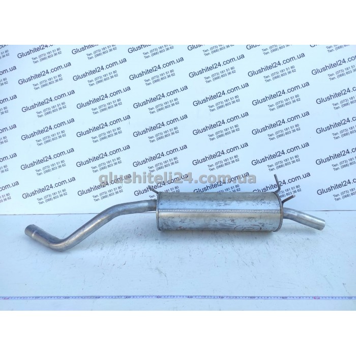 Глушник Рено Меган I Купе, Кабрио (Renault Megane I Coupe, Cabrio) 2.0e 95-99 (21.75) Polmostrow алюмінізований