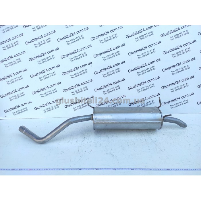 Глушник Рено Меган 1/Сценік 1 (Renault Megane 1/Scenic 1) 1.9D 1995-2002 (21.79) Polmostrow алюмінізований