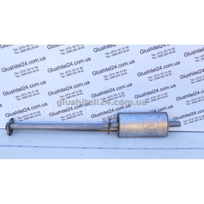 Резонатор Сеат Ібіца (Seat Ibiza) 85-92/Малага (Malaga) 85-92/Ронда (Ronda) 85-87 1.2/1.5 3/4D (23.03) Polmostrow алюмінізований