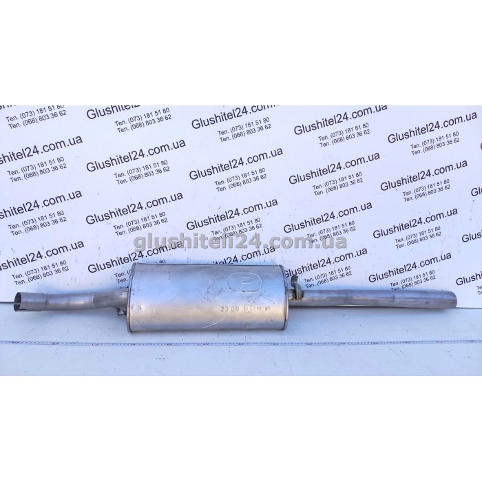 Глушник Сеат Толедо 1 (Seat Toledo 1) 1.8 бензин/1.9TD турбо дизель 1991-1997 (23.06) Polmostrow алюмінізований