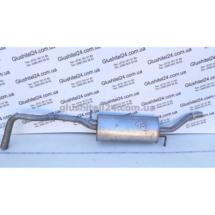 Глушник Сеат Кордоба (Seat Cordoba) 1.4i/1.6i/1.9D kat 1993-1997 (23.08) Polmostrow алюмінізований