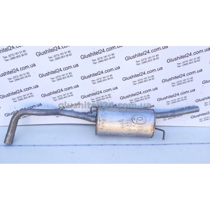 Глушник Сеат Кордоба (Seat Cordoba)/Фольксваген Поло (Volkswagen Polo) 1.6/1.8/1.9TD/1.9SDI/2.0i 1993-1996 (23.14) Polmostrow алюмінізований