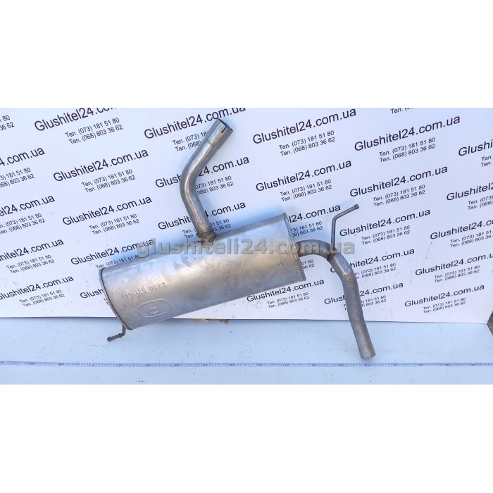 Глушитель задний Сеат Алтея (Seat Altea)/Сеат Толедо 3 (Seat Toledo 3) 1.9D 04-10 (23.30) Polmostrow алюминизированный