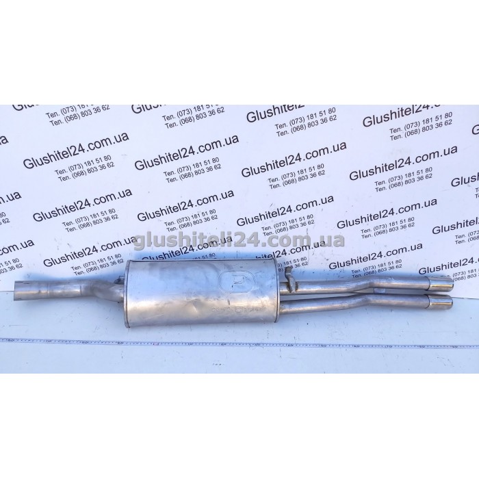 Глушник Сеат Толедо 1 (Seat Toledo 1) 1.6/1.8/2.0 бензин 1991-1999 (23.42) Polmostrow алюмінізований